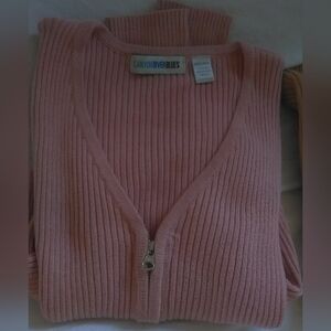 BNWOT VINTAGE CARDIGAN BY CANYON RIVER BLUES SZ. XL VERY STRETCHY / SOFT